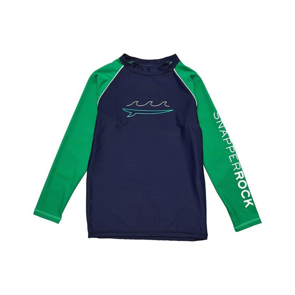 Snapper Rock Boys  Wave Rash Top, Blue